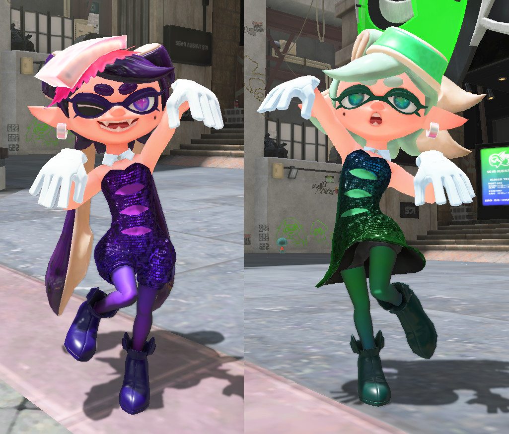 the squid sisters Blank Meme Template