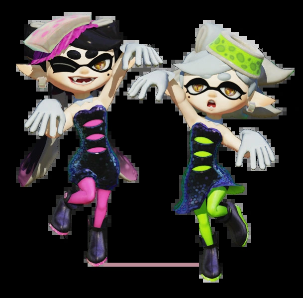 the squid sisters Blank Meme Template