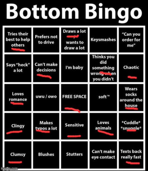 'You're a minor!' Yeah we know it's called hormones you tard | image tagged in bottom bingo | made w/ Imgflip meme maker