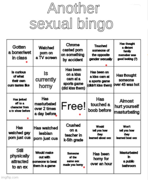 Hnghghh | image tagged in horny bingo | made w/ Imgflip meme maker