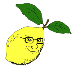 Smug lemon soyjak Meme Template