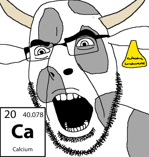 Calcium Cow Cobson Blank Meme Template