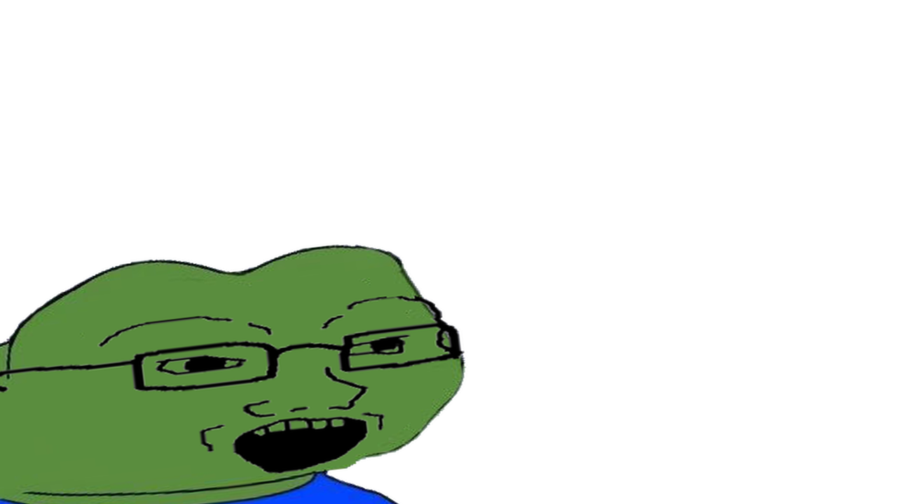 Pepe the frog soyjak #318 Blank Meme Template