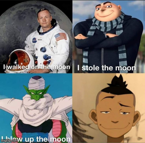 well well well | image tagged in avatar,avatar the last airbender,sokka,funny,moon,kiss | made w/ Imgflip meme maker