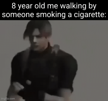 how am I supposed to breathe? am I going to die? | 8 year old me walking by someone smoking a cigarette: | image tagged in gifs,kids,smoking,cigarettes,dying,funny | made w/ Imgflip video-to-gif maker