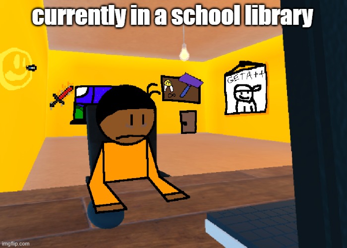 *uncomfort* | currently in a school library | image tagged in uncomfort | made w/ Imgflip meme maker