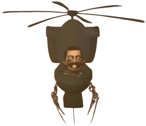 helicopter claw skibidi toilet Blank Meme Template