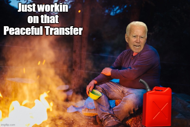 Just workin on that Peaceful Transfer | made w/ Imgflip meme maker