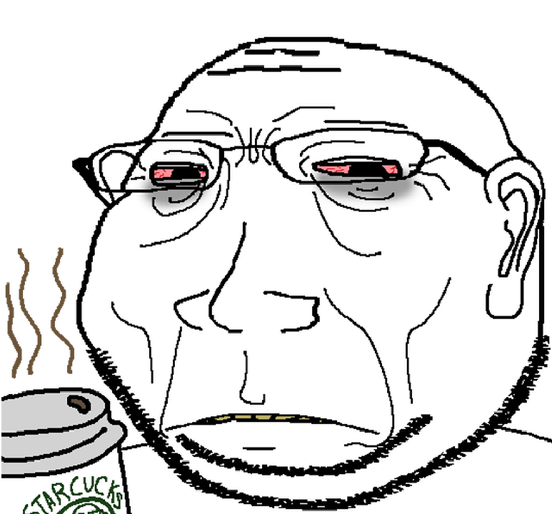 Starbucks Soyjak Blank Meme Template