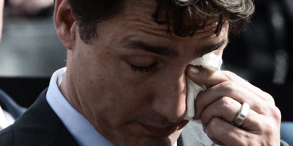 crybaby Trudeau Blank Meme Template