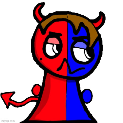 Mark/Red N' Blue | image tagged in sprunki | made w/ Imgflip meme maker