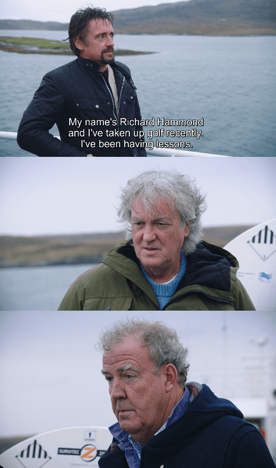 jeremy clarkson richard hammond staring Blank Meme Template