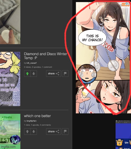 imma click it, wish me luck... | made w/ Imgflip meme maker