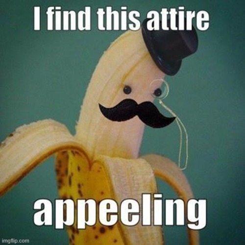 Mr. Fashion is a Banana | image tagged in vince vance,bananas,memes,top hat,mustache,monacle | made w/ Imgflip meme maker