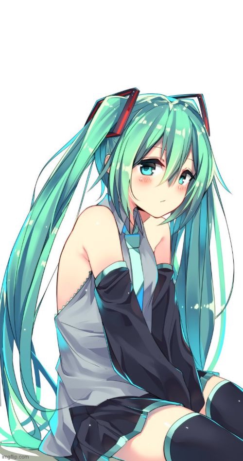 Miku--Sad Look Template | image tagged in miku--sad look template | made w/ Imgflip meme maker