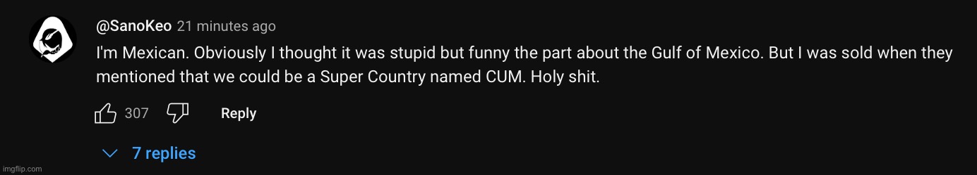 canada + usa + mexico = CUM!!!!!! | made w/ Imgflip meme maker