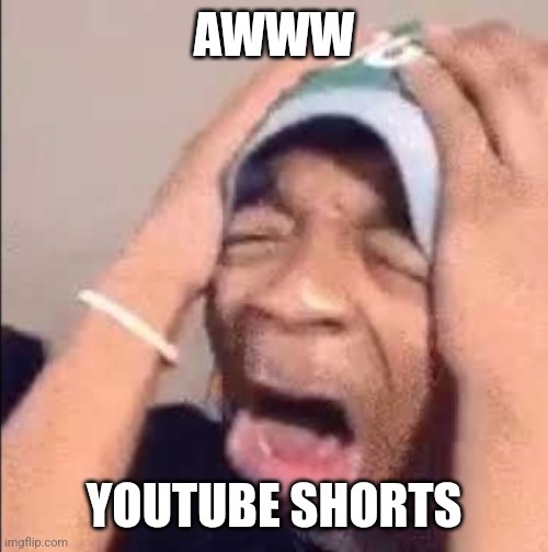 Flightreacts crying | AWWW YOUTUBE SHORTS | image tagged in flightreacts crying | made w/ Imgflip meme maker