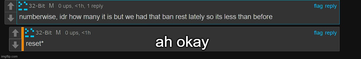 ah okay | made w/ Imgflip meme maker