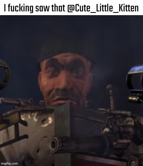 Actual Fucking gay porn | I fucking saw that @Cute_Little_Kitten | image tagged in skibidi toilet stare | made w/ Imgflip meme maker