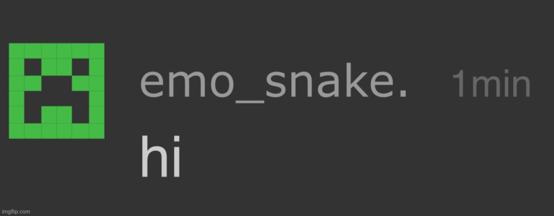 EMOSNAKE CAUGHT DMING MINOR. | made w/ Imgflip meme maker