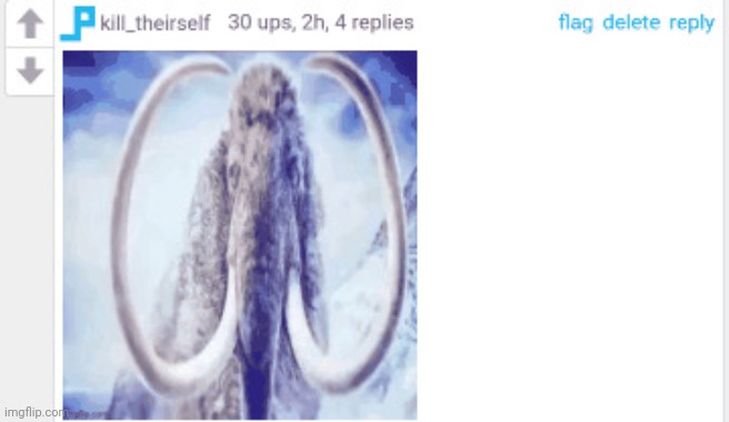 Is this the most upvoted mammoth comment | image tagged in mammoth | made w/ Imgflip meme maker