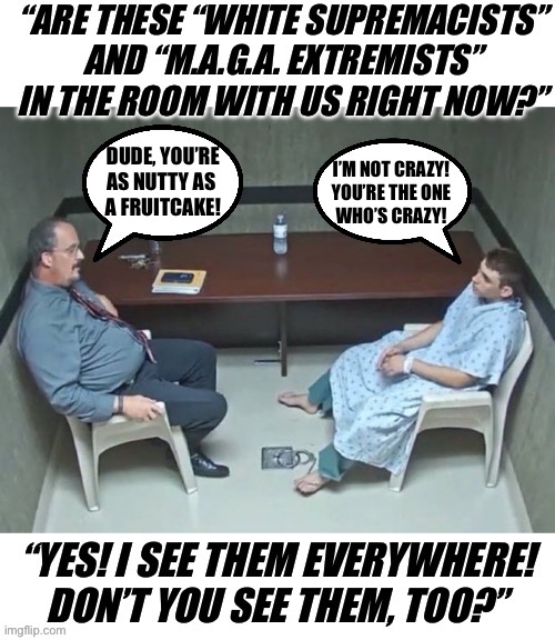 I’M NOT CRAZY!
YOU’RE THE ONE
WHO’S CRAZY! DUDE, YOU’RE
AS NUTTY AS 
A FRUITCAKE! | made w/ Imgflip meme maker
