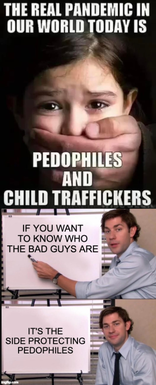 The real bad guys... | image tagged in democrats,protecting pedos | made w/ Imgflip meme maker