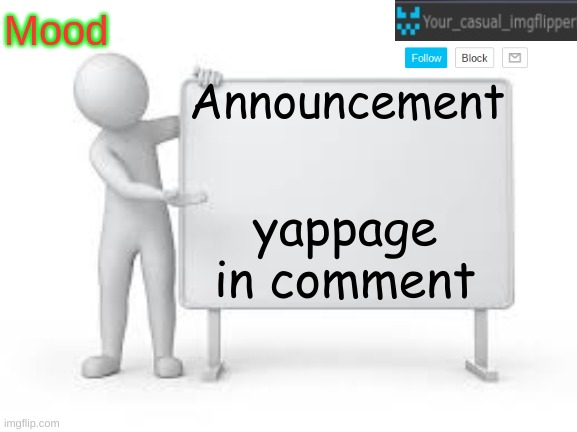 YCI announcement template | yappage in comment | image tagged in yci announcement template | made w/ Imgflip meme maker