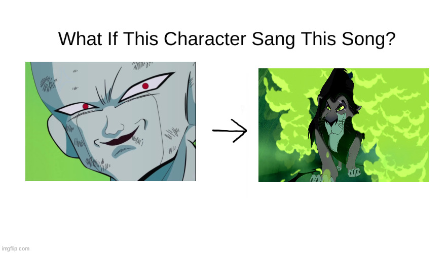 whst if frieza sings be prepared ? | image tagged in what if blank sings this blank song,be prepared,frieza,anime,dragon ball z,musicals | made w/ Imgflip meme maker