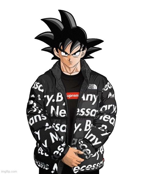 Goku Drip (Transparent) | image tagged in goku drip transparent | made w/ Imgflip meme maker