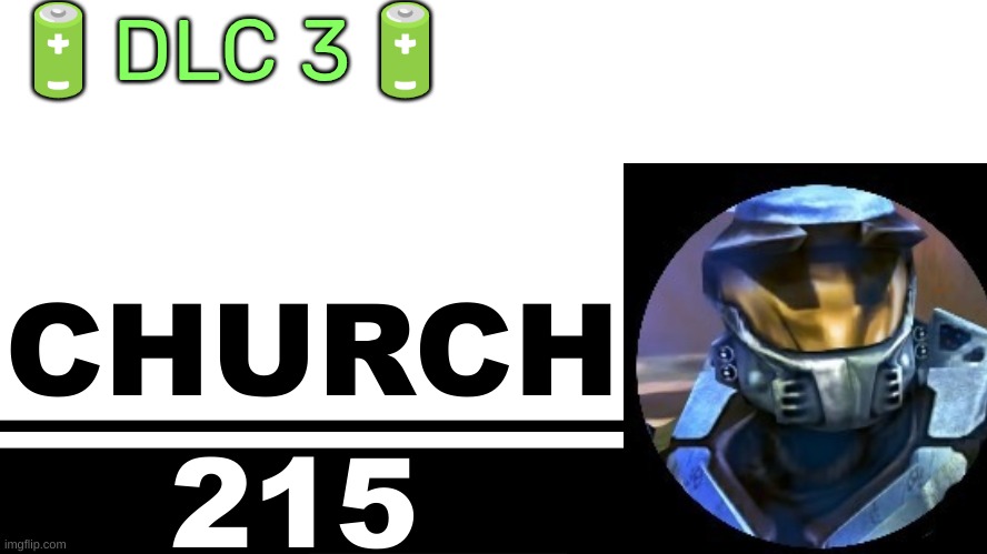 Smash Bros. Ultimate character card | 🔋DLC 3🔋; CHURCH; 215 | image tagged in smash bros ultimate character card | made w/ Imgflip meme maker