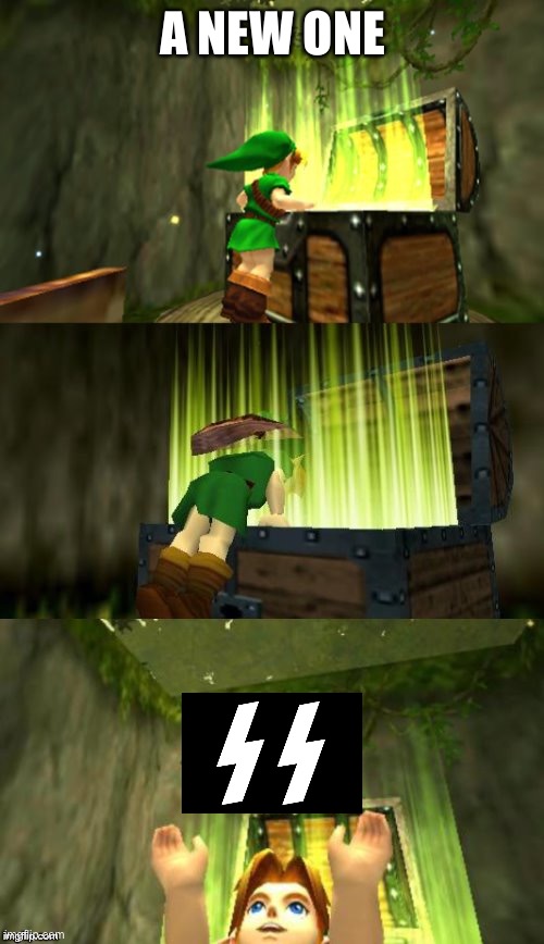 Link Gets Item | A NEW ONE | image tagged in link gets item | made w/ Imgflip meme maker