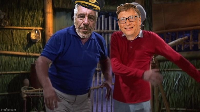 The ship aground on the shore of this secret private isle with Gilligan, the Skipper too. A millionaire and his wife, a movie st | image tagged in jeffrey epstein | made w/ Imgflip meme maker