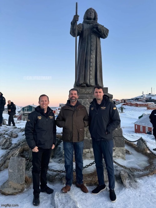 I sweat that statue looks just like Trump | image tagged in maga,greenland,donald trump,democrats,liberals,republicans | made w/ Imgflip meme maker