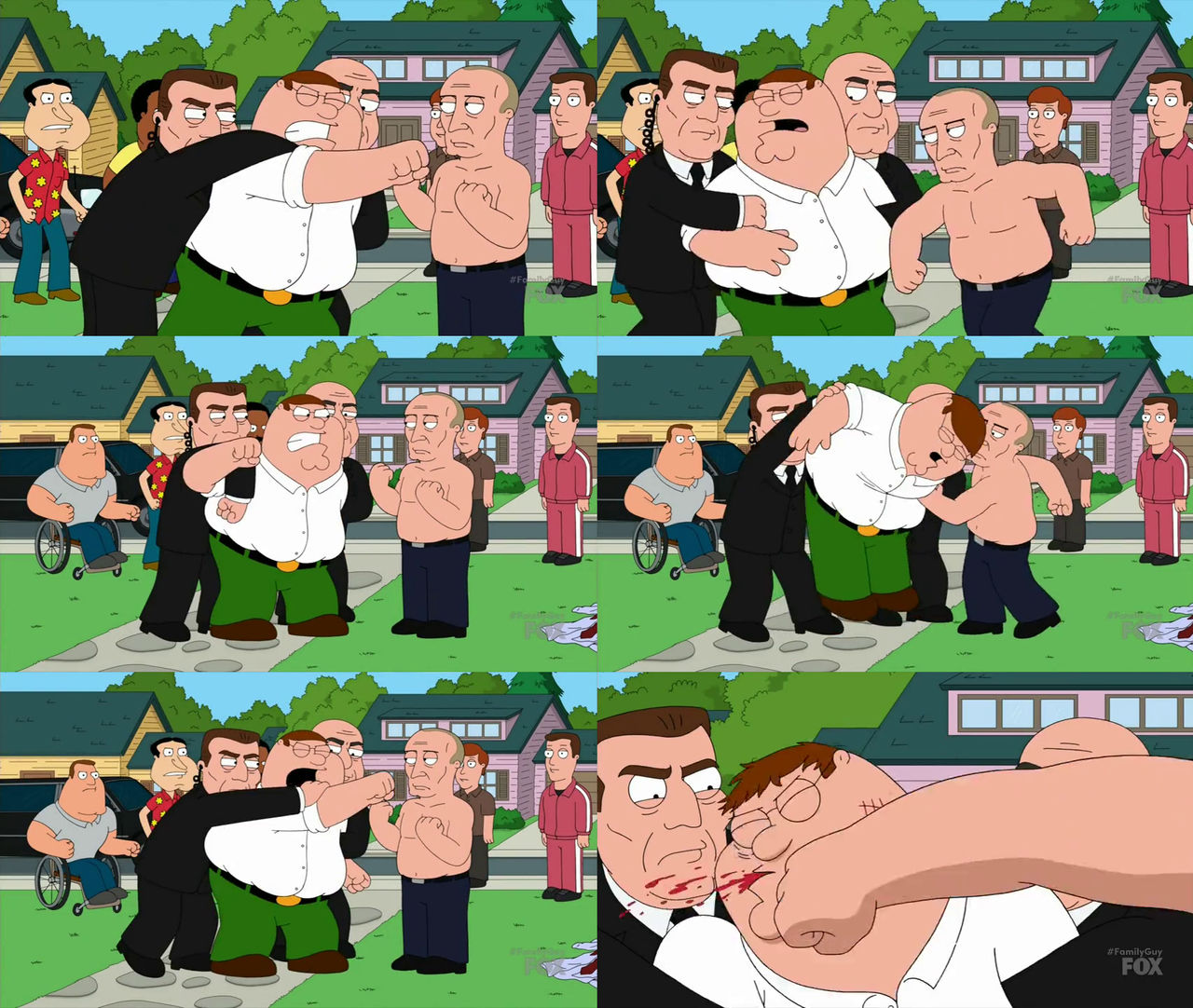 Peter Versus Putin Blank Meme Template