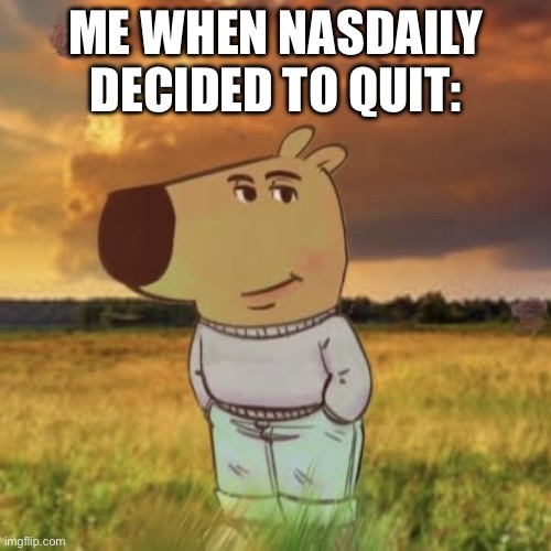 You know I’m a chill guy. | ME WHEN NASDAILY DECIDED TO QUIT: | image tagged in chill guy,memes | made w/ Imgflip meme maker