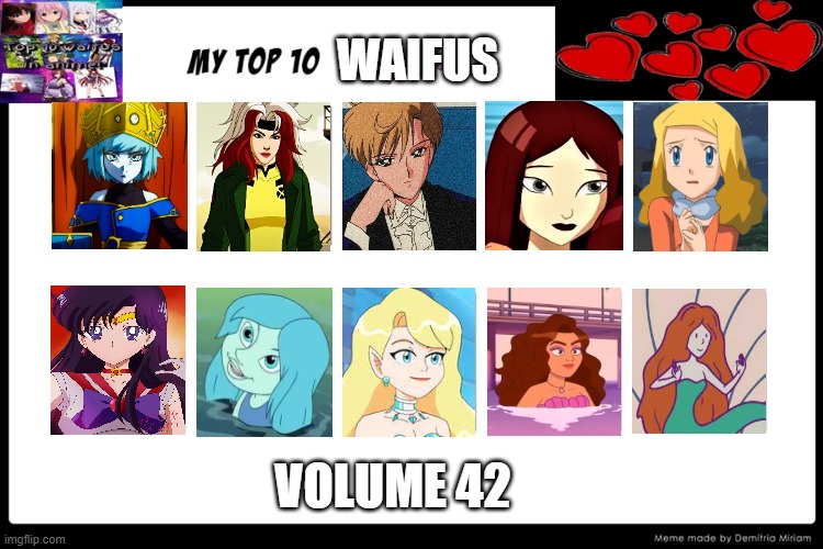 waifus volume 42 Blank Meme Template