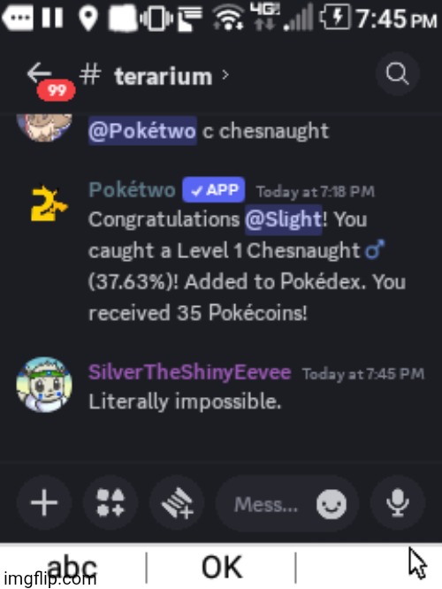 A level 1 Chesnaught... | made w/ Imgflip meme maker