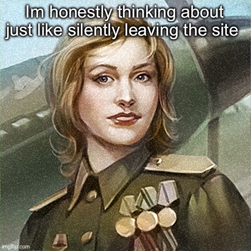 I have most of ya’lls Disc so | Im honestly thinking about just like silently leaving the site | image tagged in neko war thunder icon | made w/ Imgflip meme maker