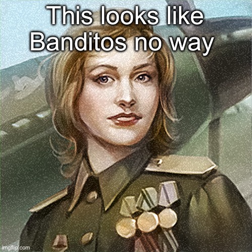 Neko War Thunder icon | This looks like Banditos no way | image tagged in neko war thunder icon | made w/ Imgflip meme maker