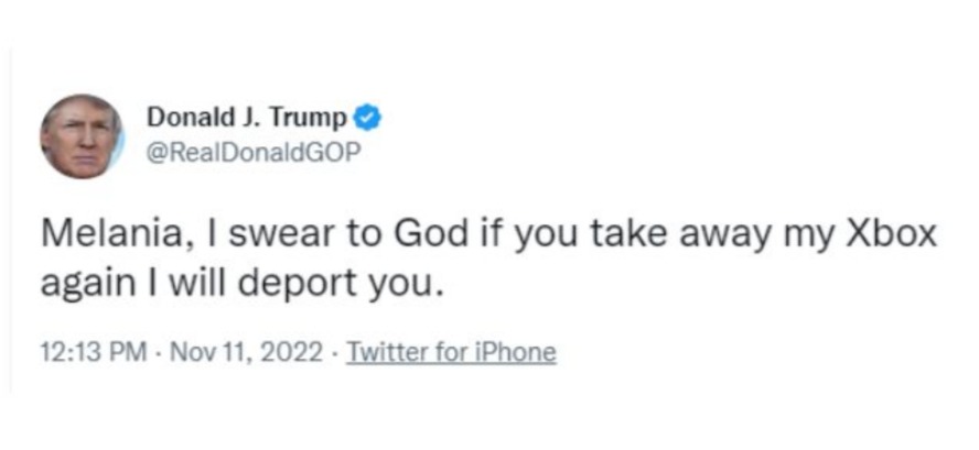 . | image tagged in trump twitter | made w/ Imgflip meme maker