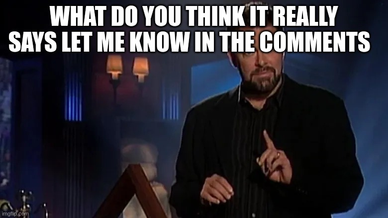 Jonathan frakes | WHAT DO YOU THINK IT REALLY SAYS LET ME KNOW IN THE COMMENTS | image tagged in jonathan frakes | made w/ Imgflip meme maker