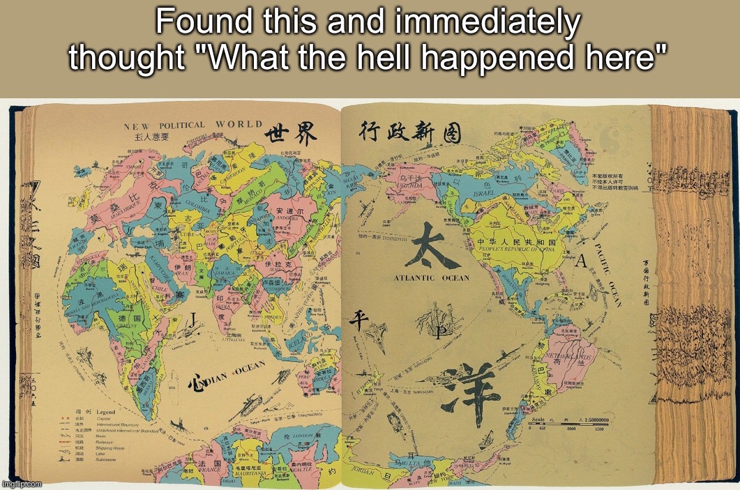 Found this and immediately thought "What the hell happened here" | made w/ Imgflip meme maker