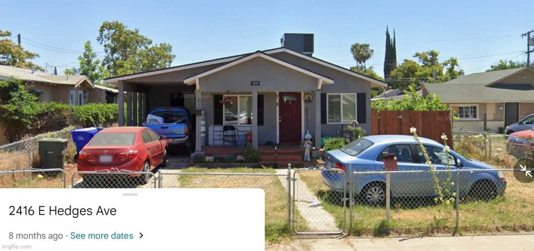 Look at this random ass house I found on Google maps that has no connection to anyone I know | made w/ Imgflip meme maker