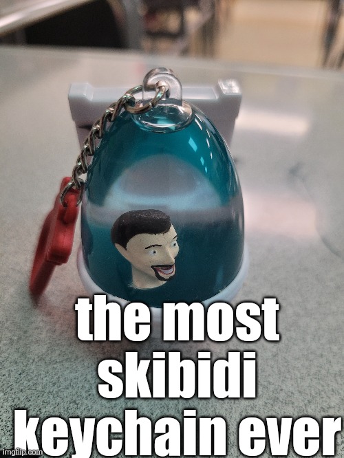 the most skibidi keychain ever | made w/ Imgflip meme maker