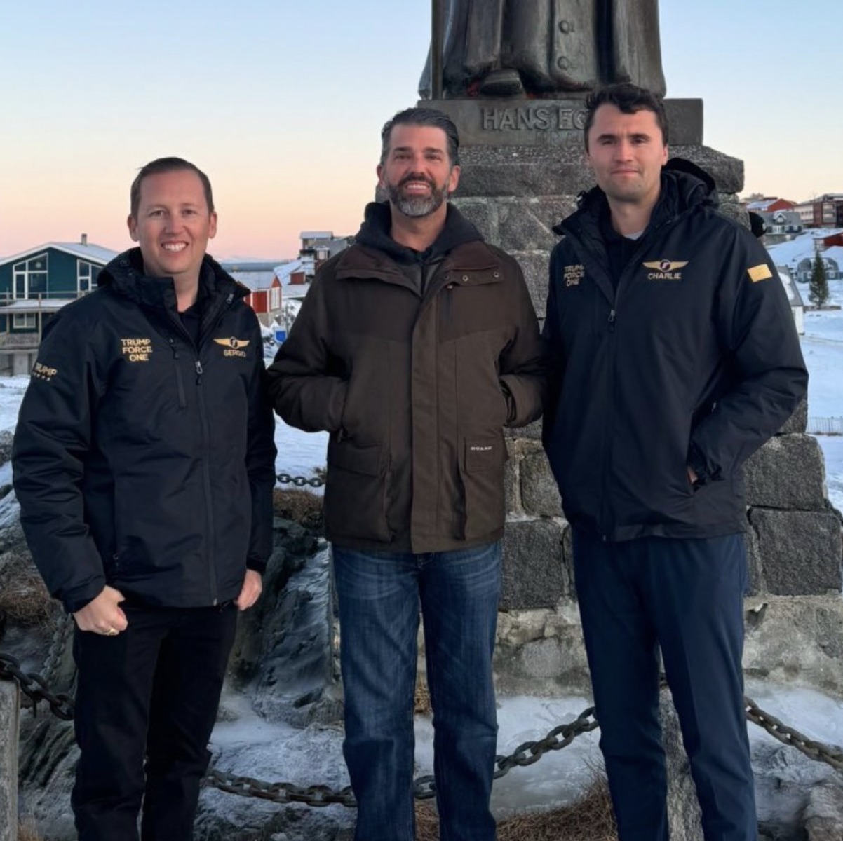 Donald Trump Jr in Greenland Blank Meme Template