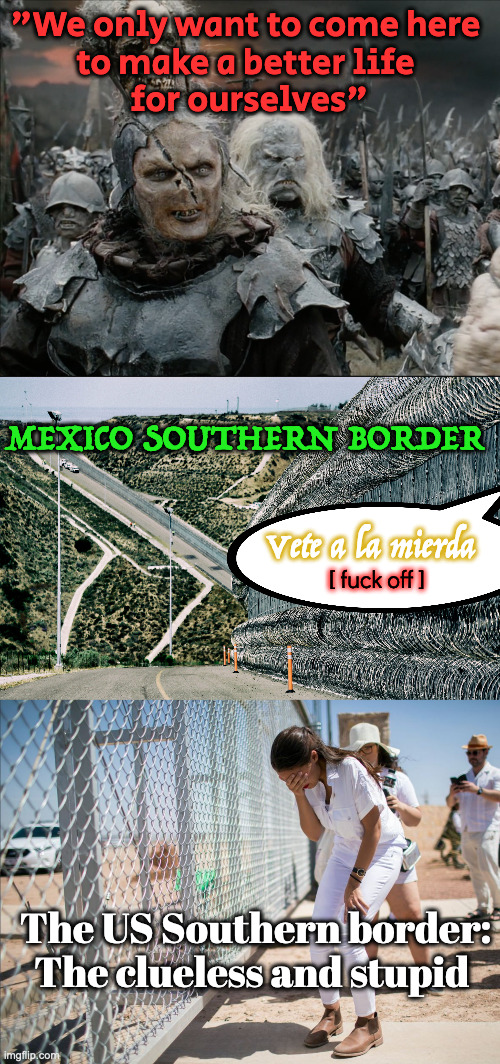 Boundaries exist for a reason | "We only want to come here 
to make a better life 
for ourselves" MEXICO SOUTHERN BORDER Vete a la mierda [ fuck off ] The US Southern borde | image tagged in good fences make good neighbors,stay in your lane,if mexico doesn't want them why the hell should we | made w/ Imgflip meme maker