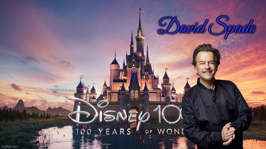 Disney 100 Years - David Spade | David Spade | image tagged in disney,walt disney,animation,animated,llama,emperor's new groove waterfall | made w/ Imgflip meme maker