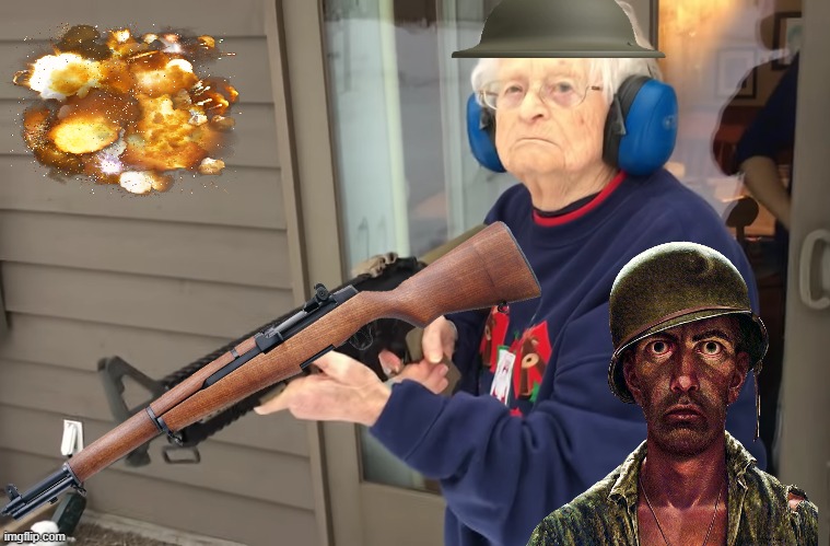 badass granma | image tagged in badass granma | made w/ Imgflip meme maker