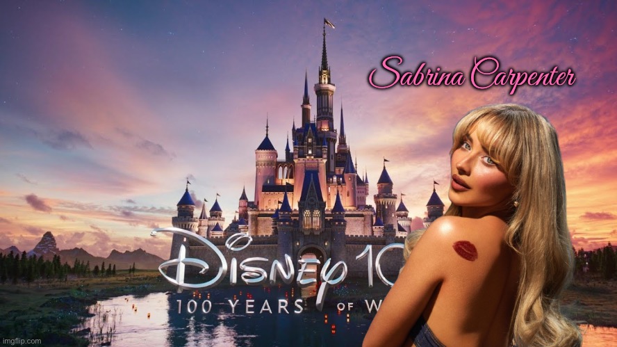 Disney 100 Years - Sabrina Carpenter | Sabrina Carpenter | image tagged in disney,disney channel,walt disney,girl,animated,animation | made w/ Imgflip meme maker